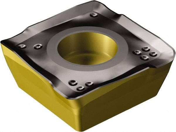 Sandvik Coromant - 490R1404 PM Grade 4330 Carbide Milling Insert - TiCN/Al2O3/TiN Coated, 3.9mm Thick, 13.8mm Inscribed Circle - USA Tool & Supply