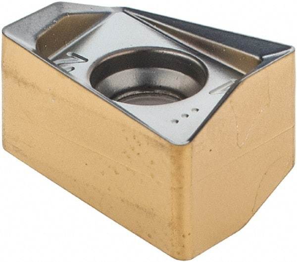 Iscar - H490 ANKX120508 Grade IC380 Carbide Milling Insert - TiCN/TiN Finish, 0.3602" Thick, 0.8mm Corner Radius - USA Tool & Supply