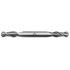 Cleveland - 3/32" Diam, 9/32" LOC, 2 Flute High Speed Steel Ball End Mill - USA Tool & Supply