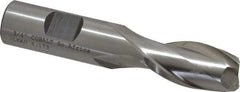 Cleveland - 3/4", 1-5/16" LOC, 3/4" Shank Diam, 3-7/8" OAL, 2 Flute, Cobalt Square End Mill - Single End, Uncoated, Spiral Flute, 30° Helix, Centercutting, Right Hand Cut, Right Hand Flute, Series HGC-2 - USA Tool & Supply