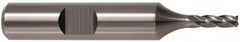Cleveland - 3/4", 3/4" LOC, 3/4" Shank Diam, 3" OAL, 4 Flute, Powdered Metal Square End Mill - USA Tool & Supply