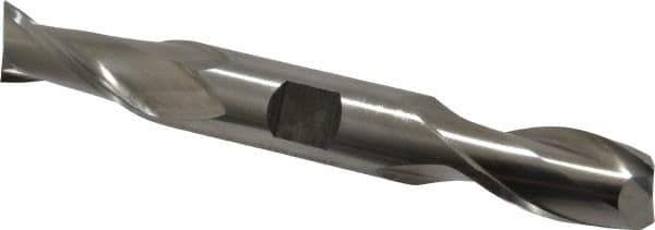 Cleveland - 3/4", 1-5/16" LOC, 3/4" Shank Diam, 5-5/8" OAL, 2 Flute, High Speed Steel Square End Mill - Double End, Uncoated, Spiral Flute, 30° Helix, Centercutting, Right Hand Cut, Right Hand Flute, Series HD-2 - USA Tool & Supply
