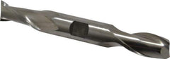 Cleveland - 3/4", 1-5/16" LOC, 3/4" Shank Diam, 5-5/8" OAL, 2 Flute, High Speed Steel Square End Mill - Double End, Uncoated, Spiral Flute, 30° Helix, Centercutting, Right Hand Cut, Right Hand Flute, Series HD-2 - USA Tool & Supply