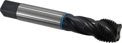 Emuge - 1-1/4 - 8 UNS 4 Flute 2B Modified Bottoming Spiral Flute Tap - Cobalt, Oxide Finish, 7.087" OAL, Right Hand Flute, Right Hand Thread, Series Enorm-VA - USA Tool & Supply