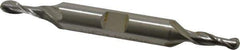 Cleveland - 3/16" Diam, 7/16" LOC, 2 Flute High Speed Steel Ball End Mill - Uncoated, Double End, 3-1/4" OAL, 3/8" Shank Diam, Spiral Flute - USA Tool & Supply
