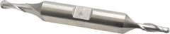 Cleveland - 5/32" Diam, 7/16" LOC, 2 Flute High Speed Steel Ball End Mill - Uncoated, Double End, 3-1/8" OAL, 3/8" Shank Diam, Spiral Flute - USA Tool & Supply