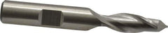 Cleveland - 5/16" Diam, 9/16" LOC, 2 Flute, 90° Point Angle, High Speed Steel Drill Mill - Uncoated, 2-5/16" OAL, 3/8" Shank Diam - USA Tool & Supply