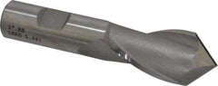 Cleveland - 1" Diam, 1-1/2" LOC, 2 Flute, 90° Point Angle, High Speed Steel Drill Mill - Uncoated, 3-3/4" OAL, 3/4" Shank Diam - USA Tool & Supply