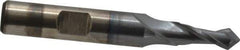 Cleveland - 1/4" Diam, 1/2" LOC, 2 Flute, 90° Point Angle, High Speed Steel Drill Mill - TiCN Finish, 2-5/16" OAL, 3/8" Shank Diam - USA Tool & Supply