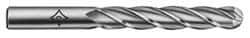 Cleveland - 3/4" Diam, 4" LOC, 4 Flute High Speed Steel Ball End Mill - TiCN Finish, Single End, 6-1/4" OAL, 3/4" Shank Diam, Spiral Flute - USA Tool & Supply