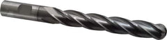 Cleveland - 5/8" Diam, 1-5/8" LOC, 4 Flute High Speed Steel Ball End Mill - TiCN Finish, Single End, 3-1/4" OAL, 5/8" Shank Diam, Spiral Flute - USA Tool & Supply