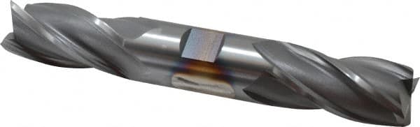 Cleveland - 1", 1-7/8" LOC, 1" Shank Diam, 6-3/8" OAL, 4 Flute, High Speed Steel Square End Mill - USA Tool & Supply