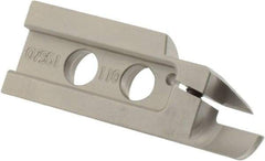 Iscar - 3mm Groove Width, 9mm Max Depth of Cut, Right Hand Cut, HGAI Indexable Grooving Blade - Series Heliface - USA Tool & Supply