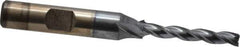 Cleveland - 3/16", 1-1/4" LOC, 3/8" Shank Diam, 3-1/16" OAL, 3 Flute, High Speed Steel Square End Mill - Single End, TiCN Finish, Spiral Flute, 30° Helix, Centercutting, Right Hand Cut, Right Hand Flute, Series HG-3 - USA Tool & Supply
