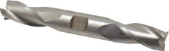 Cleveland - 3/4", 1-5/8" LOC, 3/4" Shank Diam, 5-5/8" OAL, 3 Flute, High Speed Steel Square End Mill - Double End, Uncoated, Spiral Flute, 30° Helix, Centercutting, Right Hand Cut, Right Hand Flute, Series HD-3 - USA Tool & Supply