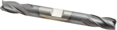 Cleveland - 3/8", 3/4" LOC, 3/8" Shank Diam, 3-1/2" OAL, 4 Flute, Cobalt Square End Mill - Double End, TiCN Finish, Spiral Flute, 30° Helix, Centercutting, Right Hand Cut, Right Hand Flute, Series HDC-4C - USA Tool & Supply