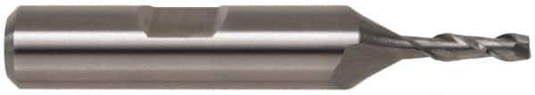 Cleveland - 5/8", 1-5/8" LOC, 5/8" Shank Diam, 3-1/4" OAL, 2 Flute, Powdered Metal Square End Mill - Single End, TiN Finish, Spiral Flute, 37° Helix, Centercutting, Right Hand Cut, Right Hand Flute, Series PM-2 - USA Tool & Supply