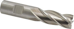 Cleveland - 3/4", 1-5/8" LOC, 3/4" Shank Diam, 3-7/8" OAL, 4 Flute, Cobalt Square End Mill - Single End, Uncoated, Spiral Flute, 30° Helix, Centercutting, Right Hand Cut, Right Hand Flute, Series HGC-4C - USA Tool & Supply