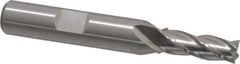 Cleveland - 17/64", 3/4" LOC, 3/8" Shank Diam, 2-1/2" OAL, 4 Flute, Cobalt Square End Mill - Single End, Uncoated, Spiral Flute, 30° Helix, Centercutting, Right Hand Cut, Right Hand Flute, Series HGC-4C - USA Tool & Supply