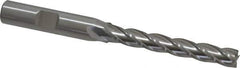 Cleveland - 9/32", 2" LOC, 3/8" Shank Diam, 3-3/4" OAL, 4 Flute, Cobalt Square End Mill - Single End, Uncoated, Spiral Flute, 30° Helix, Centercutting, Right Hand Cut, Right Hand Flute, Series HGC-4C - USA Tool & Supply