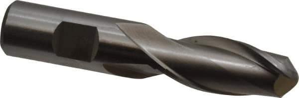 Cleveland - 3/4" Diam, 1-5/8" LOC, 2 Flute Cobalt Ball End Mill - Uncoated, Single End, 3-7/8" OAL, 3/4" Shank Diam, Spiral Flute - USA Tool & Supply
