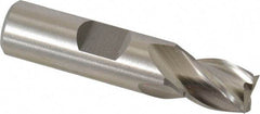 Cleveland - 7/16", 1/2" LOC, 1/2" Shank Diam, 2-3/16" OAL, 4 Flute, Powdered Metal Square End Mill - Single End, Uncoated, Spiral Flute, 37° Helix, Centercutting, Right Hand Cut, Right Hand Flute, Series PM-4 - USA Tool & Supply