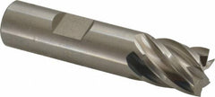 Cleveland - 5/8", 5/8" LOC, 5/8" Shank Diam, 2-3/4" OAL, 6 Flute, Powdered Metal Square End Mill - USA Tool & Supply