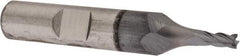 Cleveland - 1/8", 1/4" LOC, 1/8" Shank Diam, 2-3/16" OAL, 4 Flute, Powdered Metal Square End Mill - Single End, TiCN Finish, Spiral Flute, 37° Helix, Centercutting, Right Hand Cut, Right Hand Flute, Series PM-4 - USA Tool & Supply