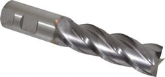Cleveland - 1", 50.8mm LOC, 1" Shank Diam, 5-1/2" OAL, 4 Flute, Powdered Metal Square End Mill - USA Tool & Supply