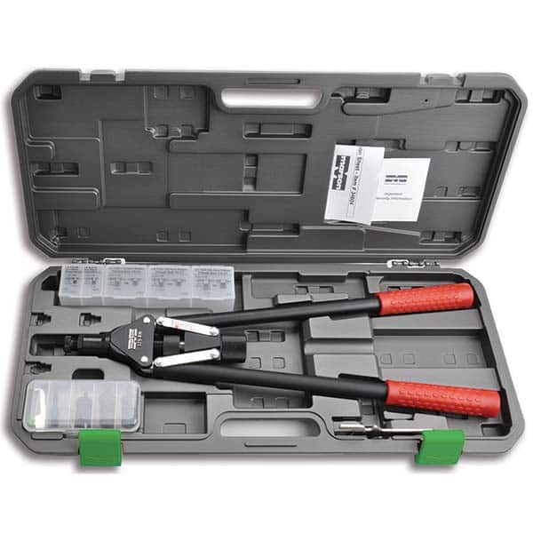 Marson - Riveter Kits Type: Blind Rivet/Rivet Nut Tool Kit Minimum Size (Inch): #10-32 - USA Tool & Supply