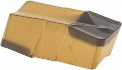 Iscar - 600E080GIP Grade IC8250, 6mm Cutting Width Carbide Grooving Insert - 13mm Max Depth of Cut, Neutral, 0.8mm Corner Radius, TiCN/Al2O3/TiN Finish - USA Tool & Supply