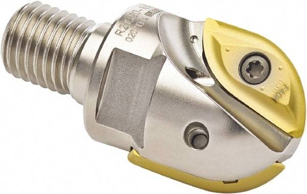 Seco - 32mm Cut Diam, 27.99mm Max Depth of Cut, Indexable Ball Nose End Mill - 40.01mm Head Length, M16 Modular Connection, R218.20 Toolholder, 218.20 160 Insert - USA Tool & Supply