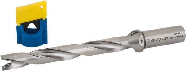 Iscar - 0.63" to 0.665" Diam, 8xD, 5.04" Max Depth, 3/4" Shank Diam, 8" OAL, Replaceable-Tip Drill - FCP, ICK, ICK-2M, ICM, ICN, ICP, iCP-2M Insert, 16 Seat Size, 87470605 Toolholder, Series SumoCham - USA Tool & Supply