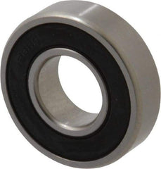 SKF - 1/2" Bore Diam, 1-1/8" OD, Double Seal Deep Groove Radial Ball Bearing - 5/16" Wide, 1 Row, Round Bore, 540 Lb Static Capacity, 912 Lb Dynamic Capacity - USA Tool & Supply