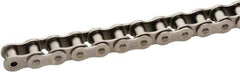 U.S. Tsubaki - 3/8" Pitch, ISO 06B, British Standard Roller Chain - Chain No. 06BSS, 1,430 Lb. Capacity, 10 Ft. Long, 1/4" Roller Diam, 0.225" Roller Width - USA Tool & Supply