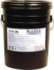 Rustlick - Rustlick EDM-250, 5 Gal Pail EDM/Dielectric Fluid - Straight Oil, For Electric Discharge Machining - USA Tool & Supply