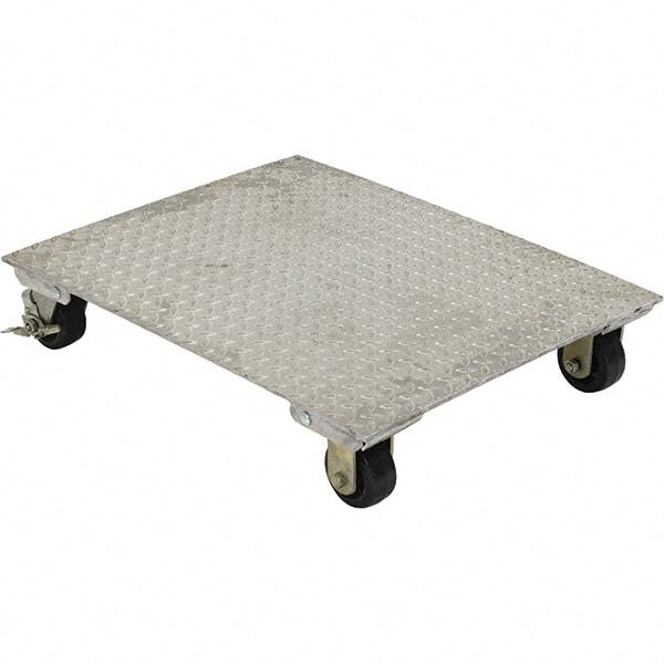 Vestil - 1,200 Lb Capacity Aluminum Dolly - 30" Long x 24" Wide - USA Tool & Supply
