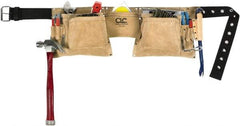 CLC - 29 to 49" Waist Apron - 12 Pocket, Tan, Leather - USA Tool & Supply