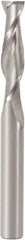 Seco - 12mm, 45mm LOC, 12mm Shank Diam, 100mm OAL, 2 Flute, Solid Carbide Square End Mill - Single End, Uncoated, Spiral Flute, 30° Helix, Centercutting, Right Hand Cut, Right Hand Flute, Series J93 - USA Tool & Supply