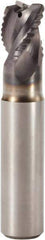 Seco - 16mm Diam, 34mm LOC, 3 Flute Solid Carbide 2mm Corner Radius Roughing End Mill - MEGA-T Finish, 95mm OAL, 16mm Shank Diam, Single End, Centercutting, 37.5° Helix - USA Tool & Supply