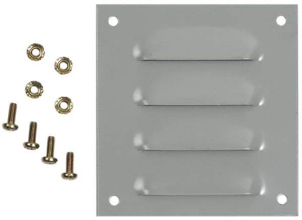 Cooper B-Line - Electrical Enclosure Steel Louver Plate Kit - For Use with Enclosures - USA Tool & Supply