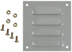 Cooper B-Line - Electrical Enclosure Steel Louver Plate Kit - For Use with Enclosures - USA Tool & Supply