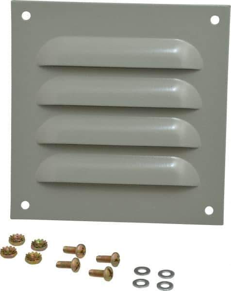 Cooper B-Line - Electrical Enclosure Steel Louver Plate Kit - For Use with Enclosures - USA Tool & Supply