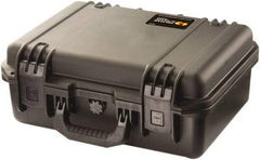 Pelican Products, Inc. - 12-45/64" Wide x 6-39/64" High, Clamshell Hard Case - Black, HPX High Performance Resin - USA Tool & Supply