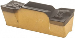 Iscar - 6004HFPR Grade IC8250, 6mm Cutting Width Carbide Grooving Insert - 3mm Max Depth of Cut, Right Hand, 0.4mm Corner Radius, TiCN/Al2O3/TiN Finish - USA Tool & Supply