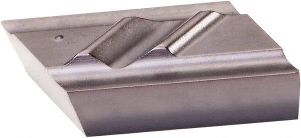 Kennametal - NPL505, KCU25 Grade Carbide Profiling Insert - AlTiN Finish, 55° Incl Angle, Parallelogram, 0.4566" Side Length, 1/8" Thick, 0.13mm Corner Radius - USA Tool & Supply