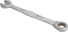 Wera - 11/16" 12 Point Combination Wrench - 9-13/32" OAL, Chrome Molybdenum Steel, Satin Finish - USA Tool & Supply