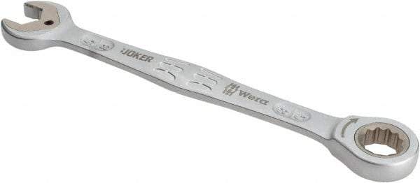 Wera - 5/8" 12 Point Combination Wrench - 8-15/32" OAL, Chrome Molybdenum Steel, Satin Finish - USA Tool & Supply