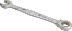 Wera - 5/8" 12 Point Combination Wrench - 8-15/32" OAL, Chrome Molybdenum Steel, Satin Finish - USA Tool & Supply