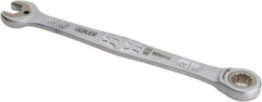 Wera - 3/8" 12 Point Combination Wrench - 6-23/64" OAL, Chrome Molybdenum Steel, Satin Finish - USA Tool & Supply